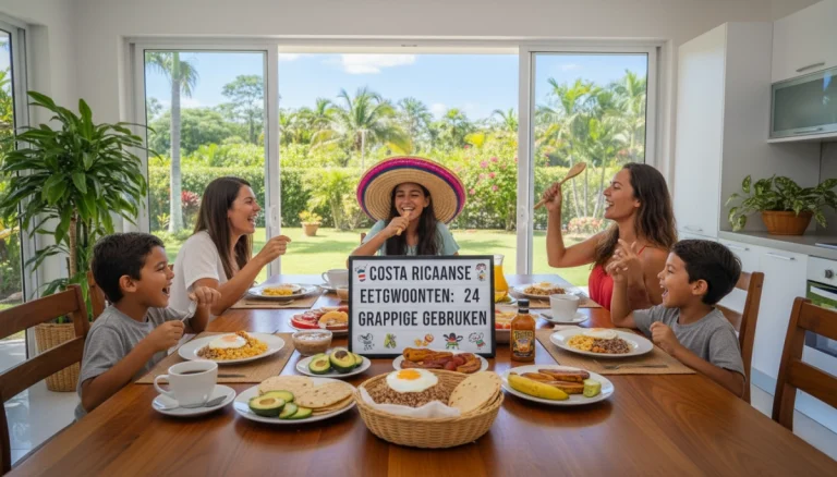 Costa Ricaanse eetgewoonten ontdekken met 24 grappige gebruiken